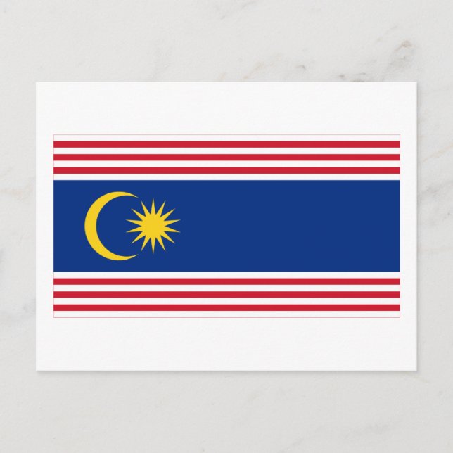 Postal Bandera de Kuala Lumpur (Anverso)