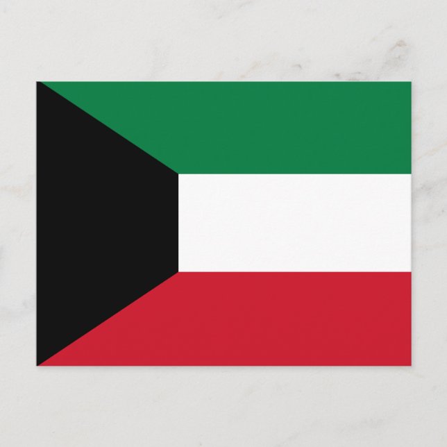 Postal Bandera de Kuwait (Anverso)