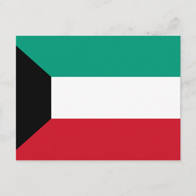 Postal Bandera de Kuwait (Anverso)