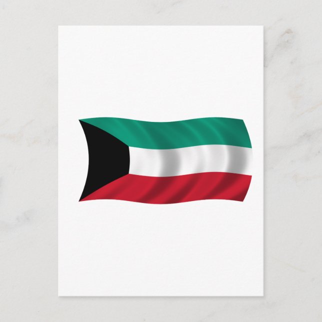Postal Bandera de Kuwait (Anverso)