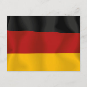 Postal Bandera de la Bundesflagelación de Alemania