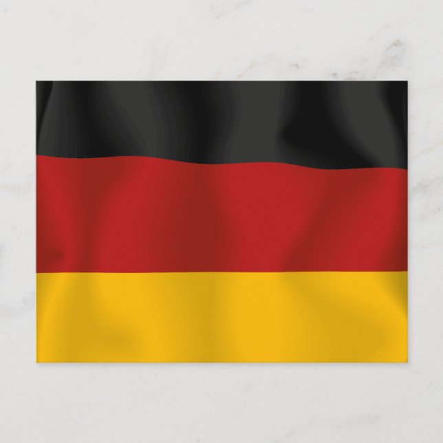Postal Bandera de la Bundesflagelación de Alemania (Anverso)