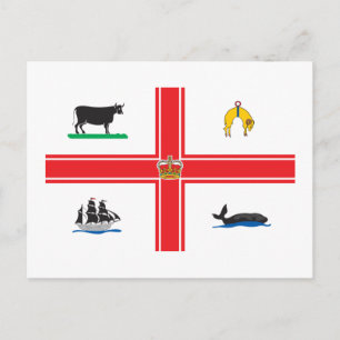 Postal Bandera de la ciudad de Melbourne
