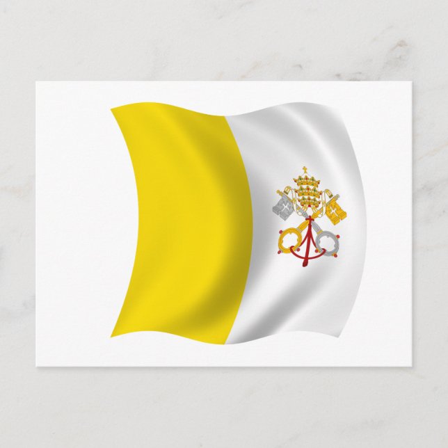 Postal Bandera de la Ciudad del Vaticano (Anverso)