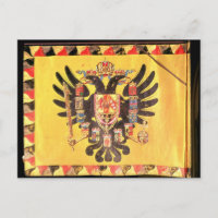 Bandera de la dinastía Imperial Habsburgo, c.1700