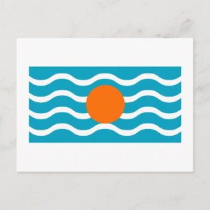 Postal Bandera de la Federación de las Indias Occidentale