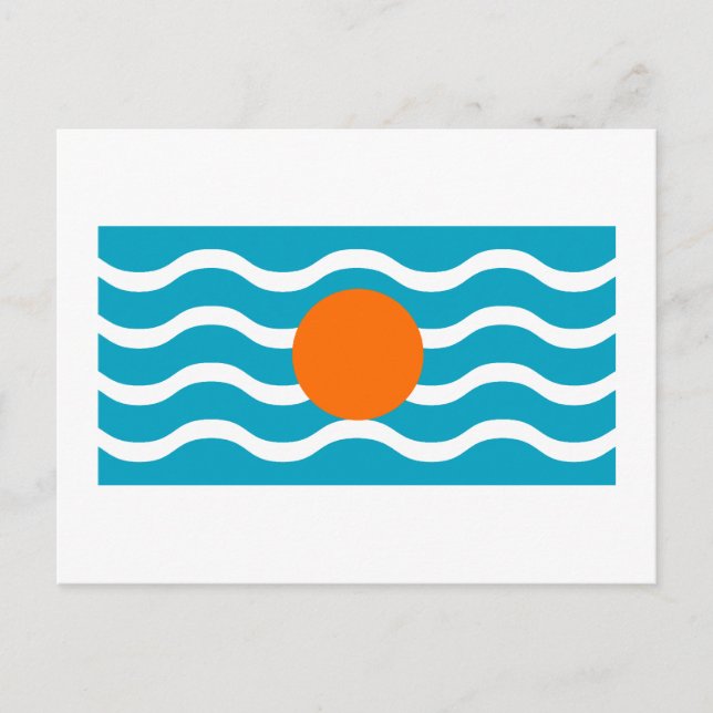 Postal Bandera de la Federación de las Indias Occidentale (Anverso)