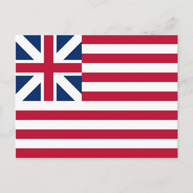 Postal Bandera de la Gran Unión de los Estados Unidos (Anverso)