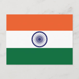 Postal Bandera de la India