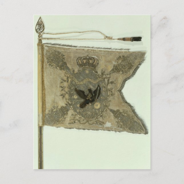 Postal Bandera de la Infantería Prusiana bajo Frederick (Anverso)