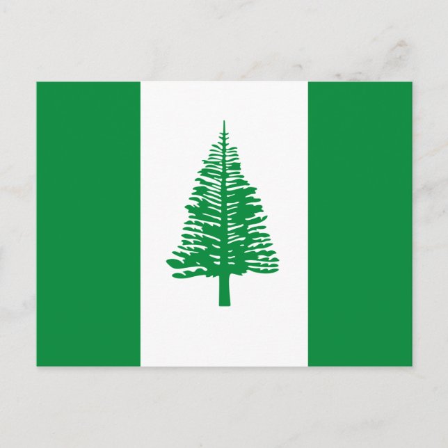 Postal Bandera de la isla de Norfolk (Anverso)
