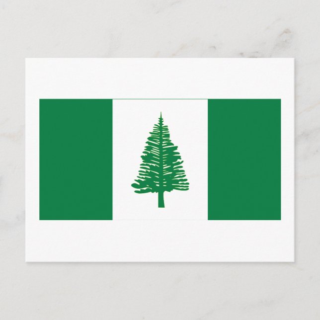 Postal Bandera de la isla de Norfolk (Anverso)