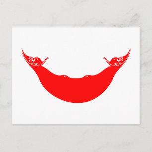 Postal Bandera de la Isla de Pascua