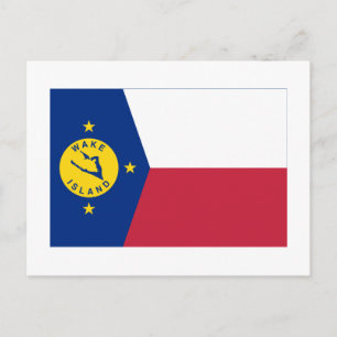 Postal Bandera de la isla de Wake