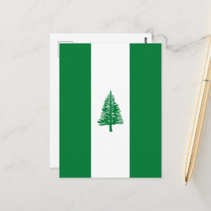 Postal Bandera de la isla Norfolk