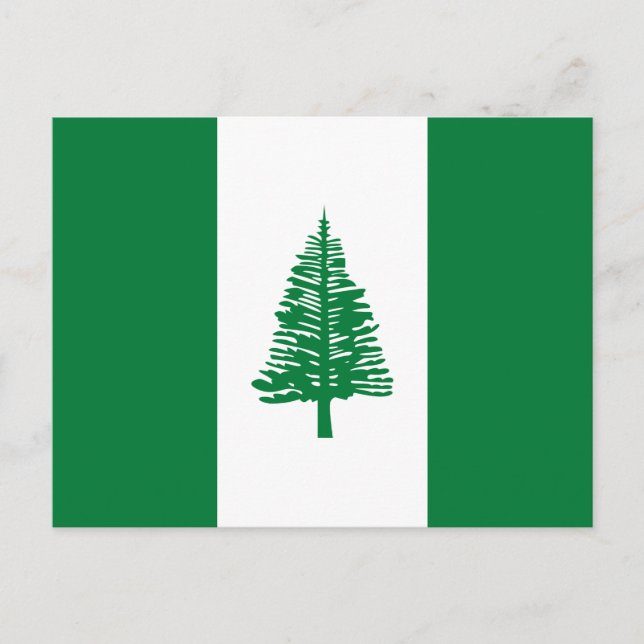 Postal Bandera de la Isla Norfolk (Anverso)