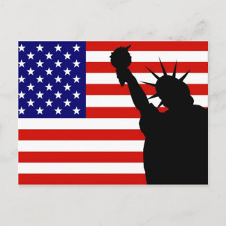 Postal Bandera de la libertad
