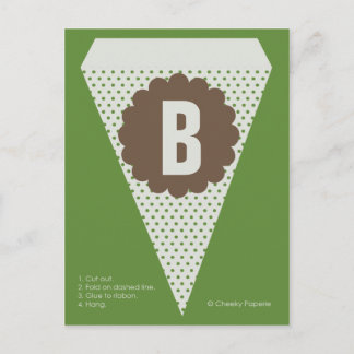 Postal Bandera de la luz de Woodland