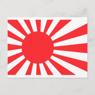 Postal Bandera de la Marina de Japón