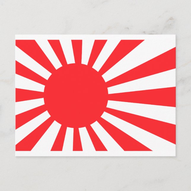 Postal Bandera de la Marina de Japón (Anverso)