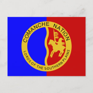 Postal Bandera de la Nación Comanche