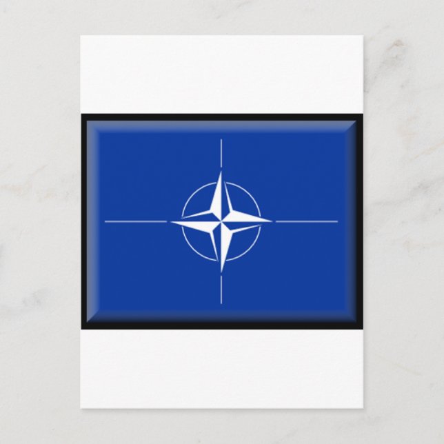 Postal Bandera de la OTAN (Anverso)