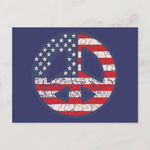 Postal Bandera de la Paz