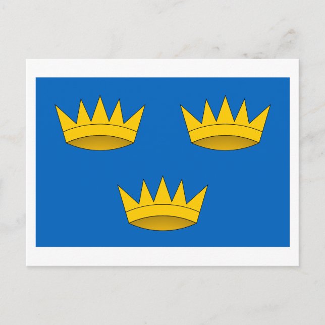 Postal Bandera de la provincia de Munster (Anverso)