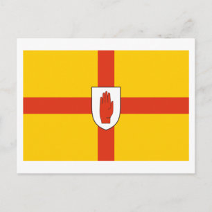 Postal Bandera de la provincia de Ulster