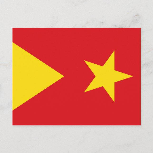 Postal Bandera de la región de Tigray (Anverso)