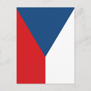 Postal Bandera de la República Checa