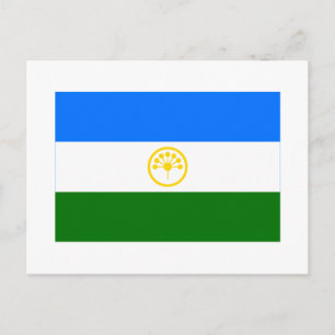 Postal Bandera de la República de Baskortostán