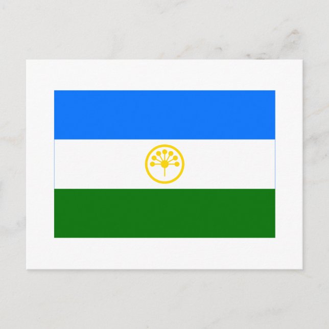 Postal Bandera de la República de Baskortostán (Anverso)