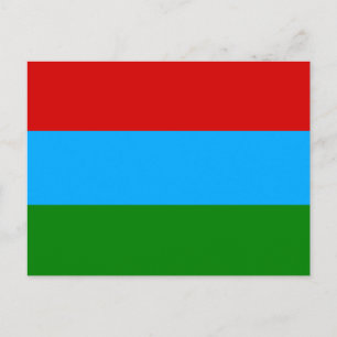Postal Bandera de la República de Carelia