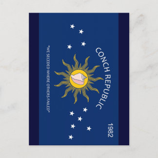 Postal Bandera de la República de Conch