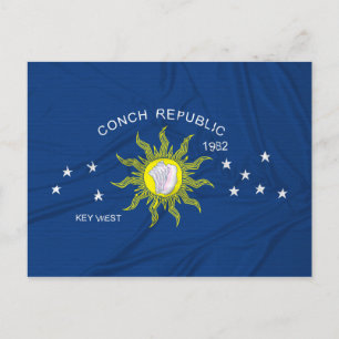 Postal Bandera de la República de Conch