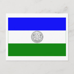 Postal Bandera de la República de Jämtland (no oficial)