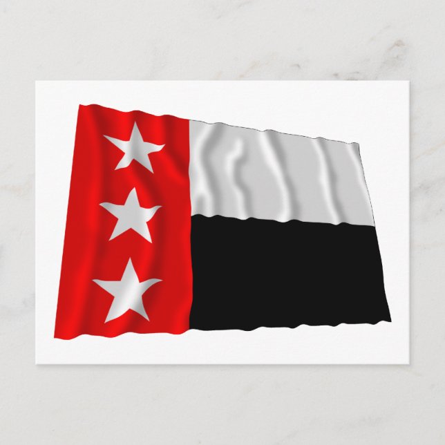 Postal Bandera de la República de Río Grande (Anverso)