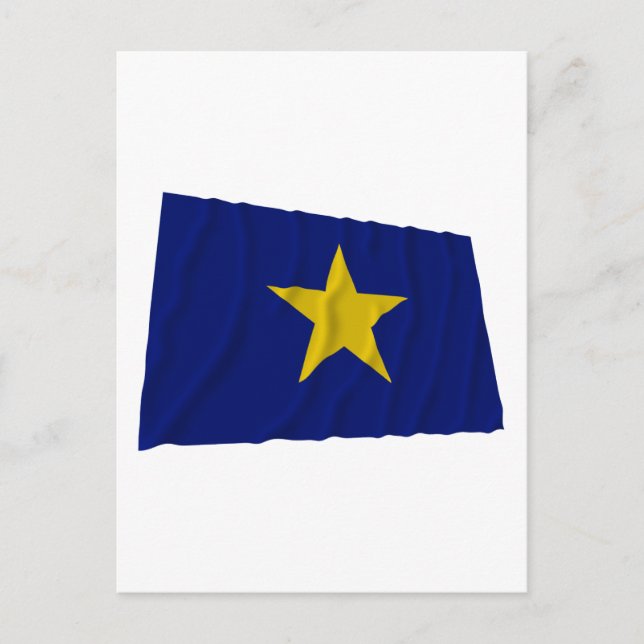 Postal Bandera de la República de Texas (Anverso)