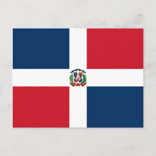 Postal Bandera de la República Dominicana