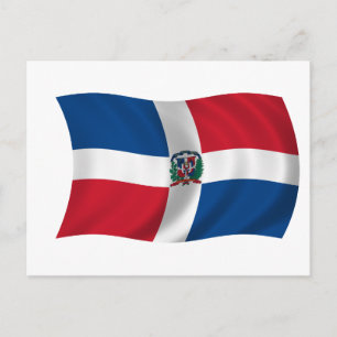 Postal Bandera de la República Dominicana