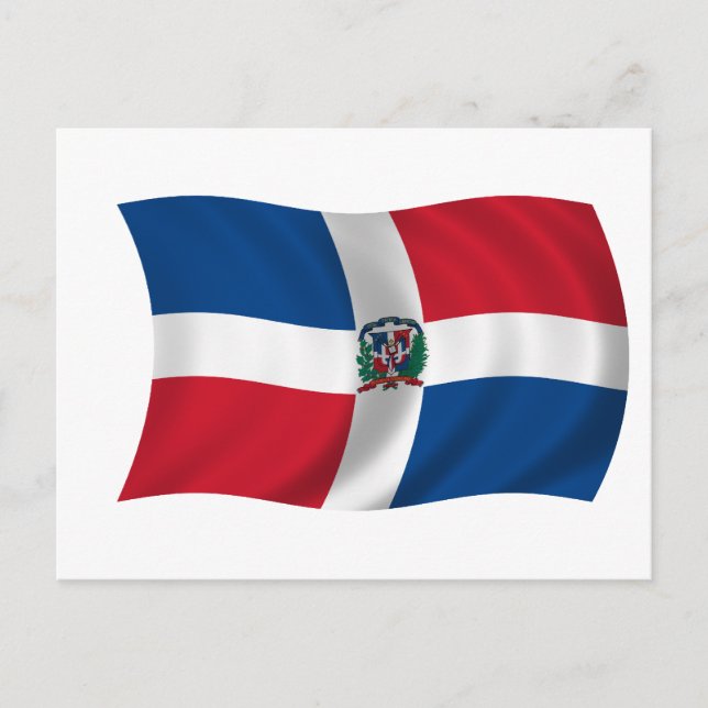 Postal Bandera de la República Dominicana (Anverso)