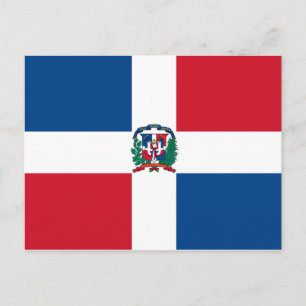 Postal Bandera de la República Dominicana