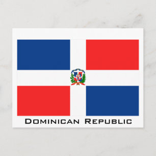 Postal Bandera de la República Dominicana