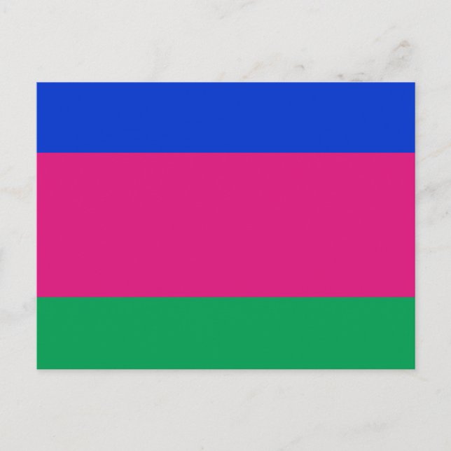 Postal Bandera de la República Popular de Kuban (Anverso)