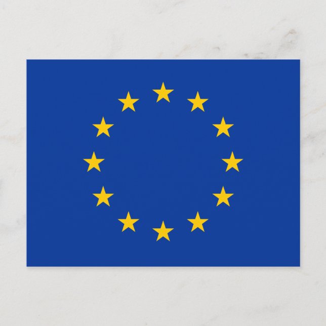 Postal Bandera de la UE (Anverso)