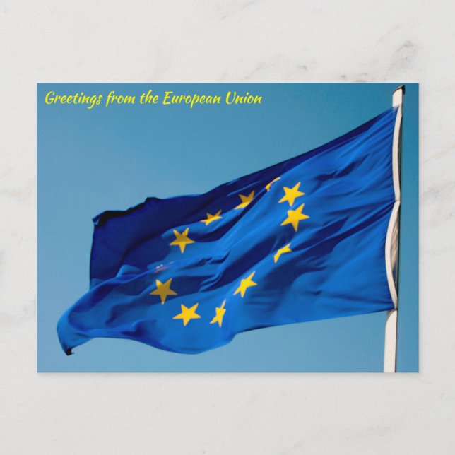 Postal Bandera de la UE (Anverso)