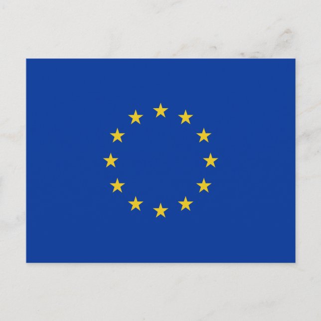 Postal Bandera de la UE (Anverso)