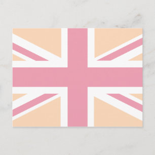 Postal bandera de la Unión Británica (Reino Unido) de col