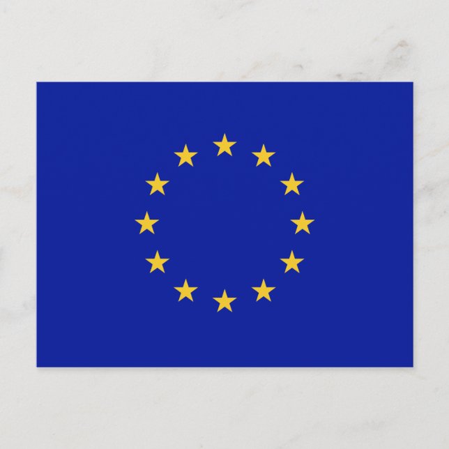 Postal Bandera de la Unión Europea (Anverso)